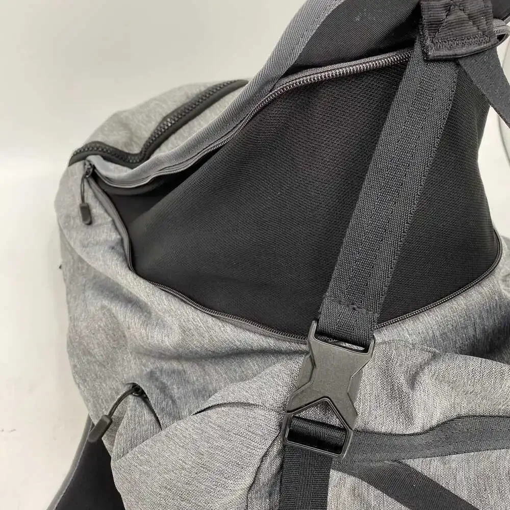 Nike Gray Black Air Jordan Expandable Backpack | Large Capacity